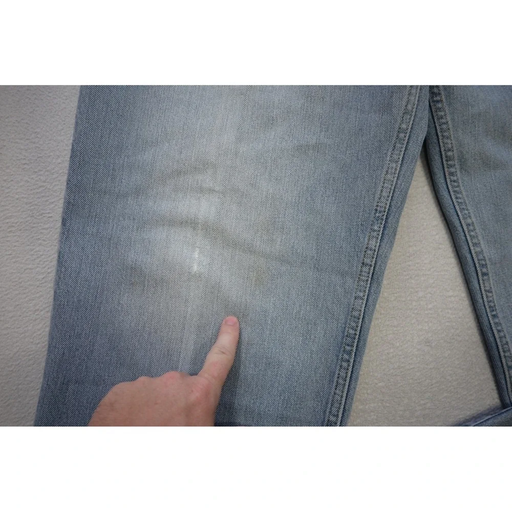 Levi's Straight Leg Jeans Mens 40x32 Light Blue Denim Casual Classic Rugged